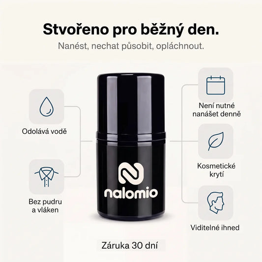 Krycí krém pro hustší vzhled vlasů – odolává vodě, bez pudru a vláken, záruka 30 dní